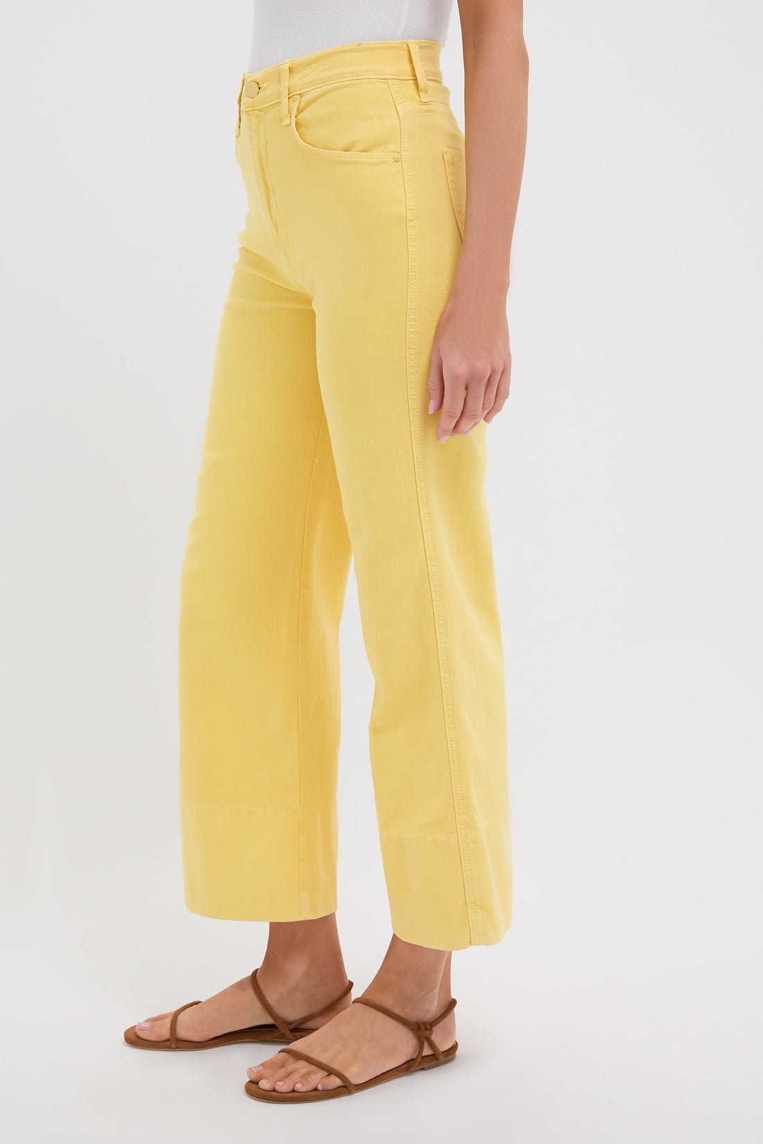 Chalk It Up Sunshine The Maven Wide Hem Ankle