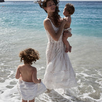 AGNESA DRESS -- SALT