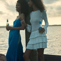 AMELINA DRESS -- IVORY