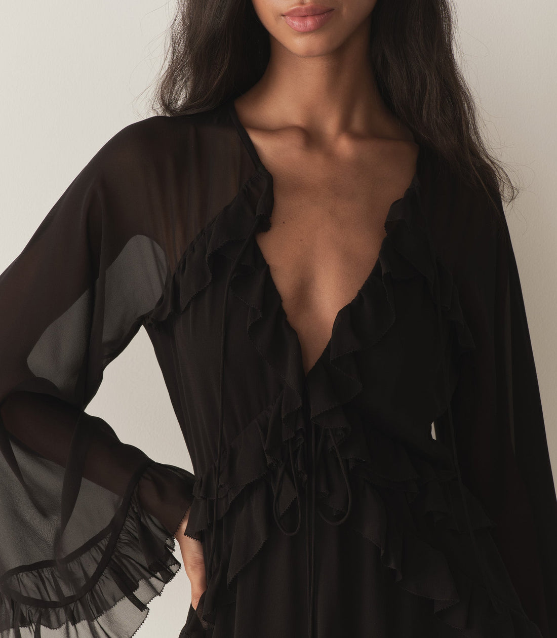 CLARISSE DRESS -- BLACK