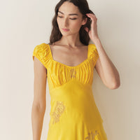 GWENDOLYN DRESS -- DAYLILY