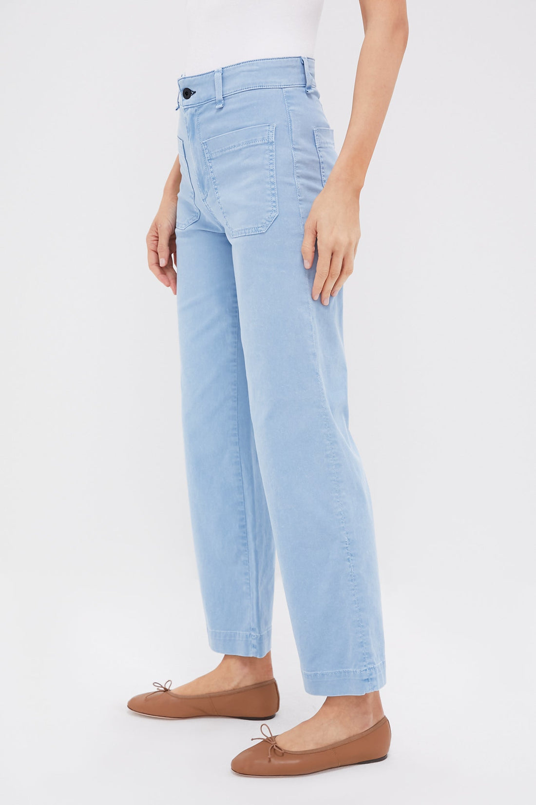 Washed Blue Sailor Pant