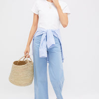 Washed Blue Sailor Pant